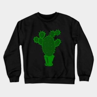 Green cactus Crewneck Sweatshirt